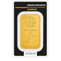 Argor Heraeus Investiční zlatý slitek 50g